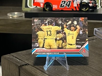 2023 MLB Topps NOW #281 DOMINIC FLETCHER ARIZONA DIAMONDBACKS ROOKIE RC Blue /49 - Image 1 of 2