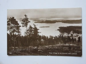 Luss Village & the Islands, Loch Lomond IRELAND Vintage Real Photo Postcard - Picture 1 of 2