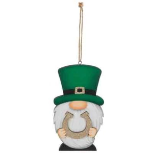 Día de San Patricio Gnomo Adorno de Madera Decoración de Vacaciones Decoración de Temporada - Imagen 1 de 16