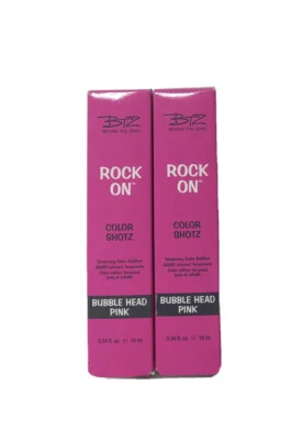 2 BTZ Beyond The Zone Rock On Color Shotz Temp Bubble Head Pink Color Additive - Image 1 of 4