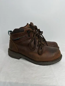 Ariat SD Composite Boots Women Size 8.5 B Nutty Brown Work Lace Up Casual Ankle - Picture 1 of 14