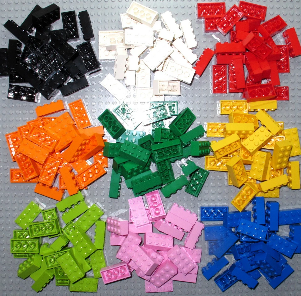 LEGO Bricks 2x4 - part.no 3001 NEW- 25 pcs - Select Color-Star Wars,City,Friends - Image 1 of 2