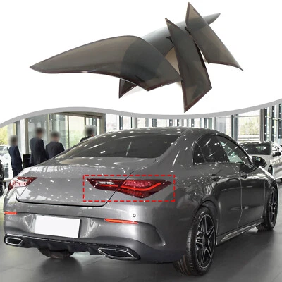 Smoked Black Tail Light Covers Trim for 2020-22 Mercedes-Benz AMG CLA 250 35 45 Foto 1 de 4