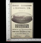 Robert Stephenson And Hawthorns Railway Locomotive Engineers Press Cutting 1943
