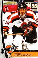 2003-04 Fort Wayne Komets Choice #6 Ryan Severson