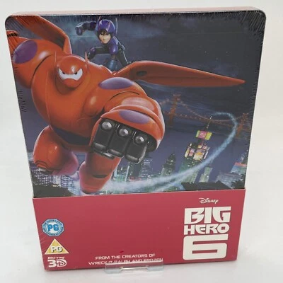Big Hero 6 (2014, 3D Blu-ray Steelbook) NEW & SEALED UK - Image 1 of 4
