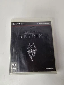 Elder Scrolls V Skyrim PS3 PlayStation 3 - Game, Manual,  & Case - Picture 1 of 3