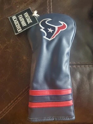 Team Golf - HOUSTON TEXANS - NFL Vintage Fairway HeadCover, New With Tags - Image 1 of 4