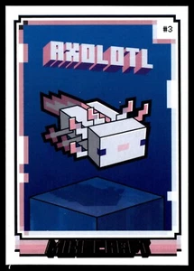 2024 Panini Minecraft #3 Axolotl Base Set - Picture 1 of 2