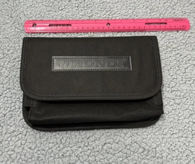 HONDA OWNERS MANUAL CASE CANVAS BLACK NEW OPERATORS USER GUIDE BOOK CAR FACTORY