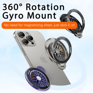 360° Magnetic Phone Ring Holder Finger Grip Magsafe Stand Mount for Mobile Phone - Picture 1 of 29