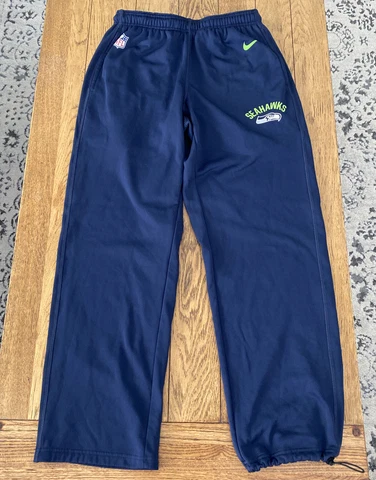 Seattle Seahawks Nike Therma Fit Pants Authentic Field Apparel Fleece Lined Sz M Cover