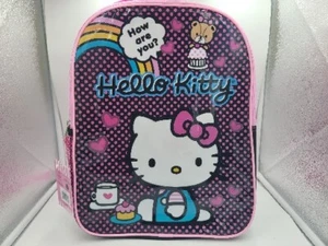 New Sanrio Hello Kitty Tea Party and Friends Girls School Backpack 15" x 12"x 5" - Picture 1 of 4