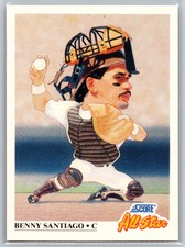 1991 Score #663 Benny Santiago NM