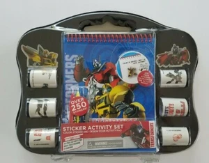 Portable Transformers Sticker Activity Set 45 Seiten über 250 Sticker 4 Buntstifte. - Bild 1 von 4