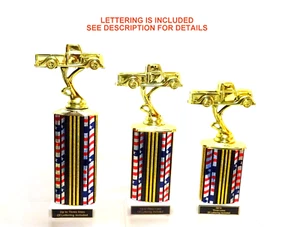 JUEGO DE 3 TROFEOS DE CAMIONES, TROFEOS DE CAMIONES R-W-B #1 - Imagen 1 de 4