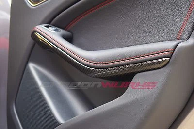 Mercedes Benz- Carbon Fibre Door Card Trims - A45 CLA45 GLA45 A250 AMG A CLA GLA - Image 1 of 4