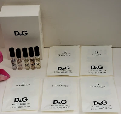(5 Frascos) D & G Dolce & Gabbana Colección Set eau de toilette 0.05 fl oz MUJERES Foto 1 de 4