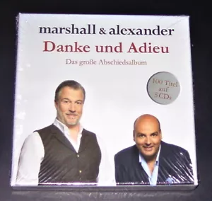MARSHALL & ALEXANDER DANKE UND ADIEU DAS GROßE ABSCHIEDSALBUM 5 CD BOX NEU & OVP - Bild 1 von 4