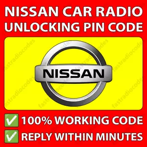 ✅NISSAN RADIO CODE CAR CODES MICRA NOTE QASHQAI ALMERA JUKE CONNECT | EXPRESS✅ - Picture 1 of 5