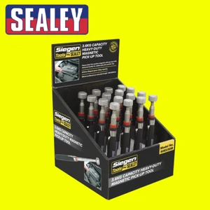 Herramienta de recogida magnética de alta resistencia Sealey S0823DB 3,6 kg de capacidad caja de visualización de 16 - Imagen 1 de 2