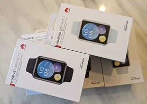 New Huawei Watch Fit 2 Active Edition BLUE,BLACK Bluetooth 5ATM iOS Smartwatch - Picture 1 of 14
