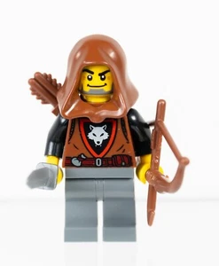 LEGO Castle PAB/BAM Wolfpack Soldato/Arciere Minifigure. Nuovo + spedizione veloce - Foto 1 di 4