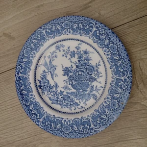 English Ironstone Asiatic Small Dinner Lunch Plate Staffordshire 9.5 Inch 24cm - Picture 1 of 5
