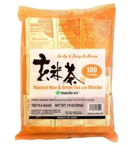 Maeda-en Genmai-cha Roasted Rice Green Tea with Matcha 7 oz. (100 Tea Bags) - Picture 1 of 2