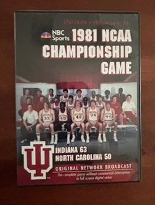 1981 NCAA Division 1 Mens Basketball Championship Indiana vs North Carolina DVD - Picture 1 of 2