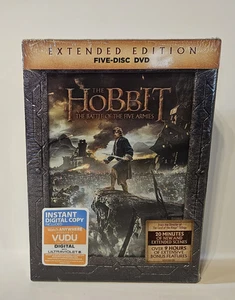 The Hobbit: The Battle of the Five Armies (Extended Edition) DVD 2014 NEW SEALED - Picture 1 of 6