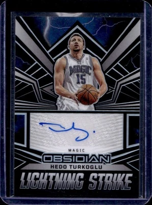2022-23 Obsidian Hedo Turkoglu Lightning Strike Signatures Auto #47/99 Magic - Image 1 of 2