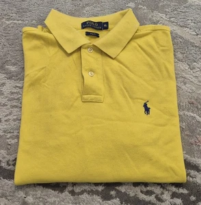 Camiseta Polo Ralph Lauren Algodón Personalizada Calce Ajustado Manga Corta XL Amarilla  - Imagen 1 de 8