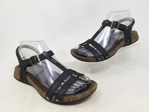 Sandalias Teva para mujer Cabrillo con tiras y tiras de cuero negro talla 6 - Imagen 1 de 9
