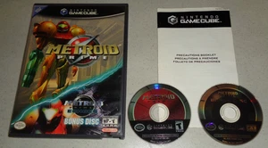 ~Metroid Prime w/ Bonus Disc for Nintendo GameCube -No Manual- ~Tested~ - Picture 1 of 4