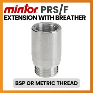 Mintor, PRS/F, Hydraulic Extension for Oil with Breather, BSP or Metric Thread - Picture 1 of 2