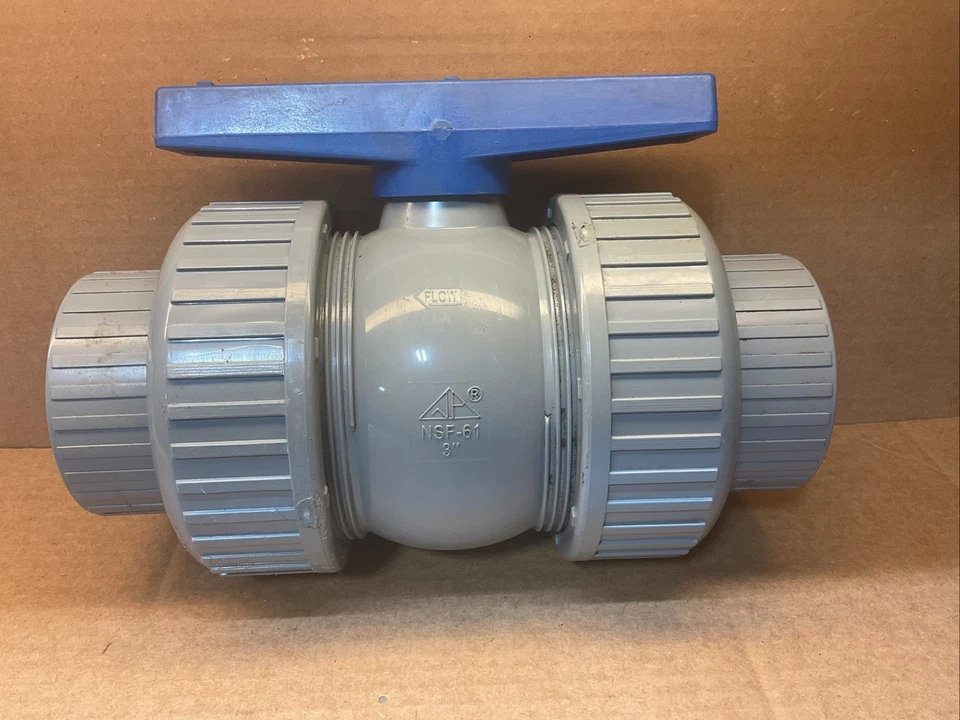 FNW FNW350NE 3" True Union Ball Valve CPVC 150PSI Socket x Socket - Image 1 of 4