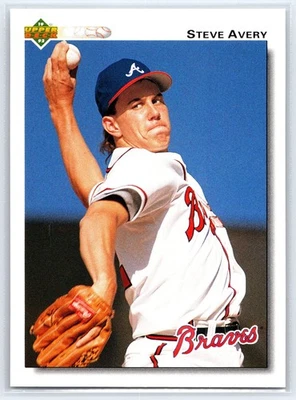1992 Upper Deck #475 Steve Avery - Atlanta Braves - Image 1 of 2