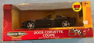 American Muscle Ertl Collectibles 1:18 Scale Die Cast 2003 Corvette Coupe - Image 1 of 4