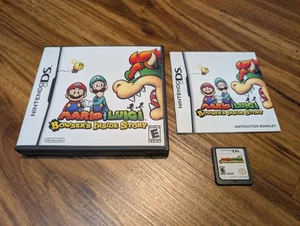 Mario & Luigi: Bowser's Inside Story (Nintendo DS, 2009) Great Condition CIB - Picture 1 of 3