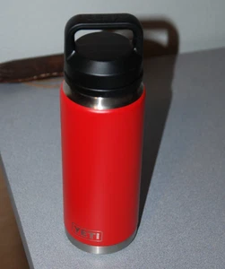 YETI Uline Rambler 26 Oz. Bottle With Chug Cap Rescue Red Brand New water cooler - Picture 1 of 4