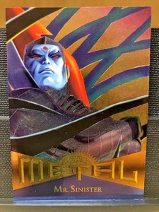 1995 Fleer Marvel Metal Comics Karte #106 Mr. Sinister/Chrome -- Near Mint - Bild 1 von 14