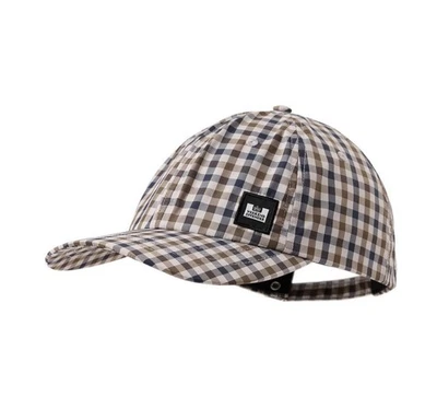 Gorra de béisbol de arcilla Weekend Offender para hombre a cuadros intermedios - Imagen 1 de 4
