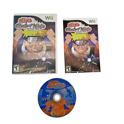 Naruto Clash of Ninja Revolution w/ Manual - Nintendo Wii - TESTED - Image 1 of 4