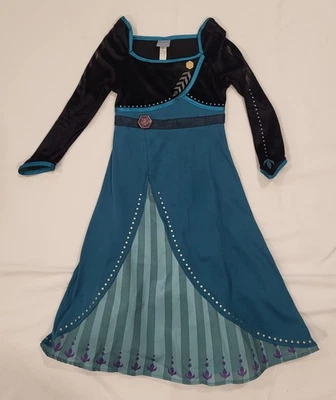 Official Disney Frozen 2 Queen Anna Dress Girl's 4/5  Costume Halloween  - Image 1 of 4