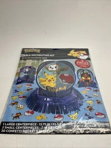 Kit de decoración de mesa Pokemon centro de mesa fiesta (3 piezas más confeti) #62 - Imagen 1 de 7