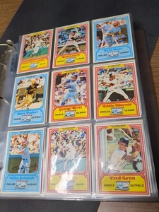 1981 - 87 Topps, Drakes, Toys R Us, Cracker Jack/45 pagine SET COMPLETI QUASI NUOVI ⚾👀 - Foto 1 di 24