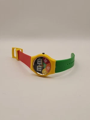 Reloj Pulsera M&M FUNCIONANDO 1987 Reloj Analógico Movimiento Japón Niños/Adultos Foto 1 de 4