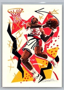 1990 NBA Hoops Illustrations Clyde Drexler #376 - Bild 1 von 2