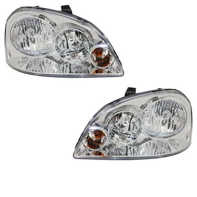 For 05-08 Forenza Front Halogen Headlight Headlamp Head Light with Bulb PAIR SET Foto 1 de 4